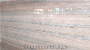 Ocean Blue Travertine Slabs - Vein-Cut