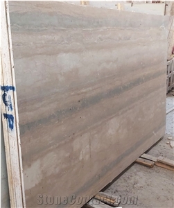 Ocean Blue Travertine Slabs - Vein-Cut