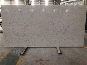 New Cararra Black Vein Silver Background Quartz Stone