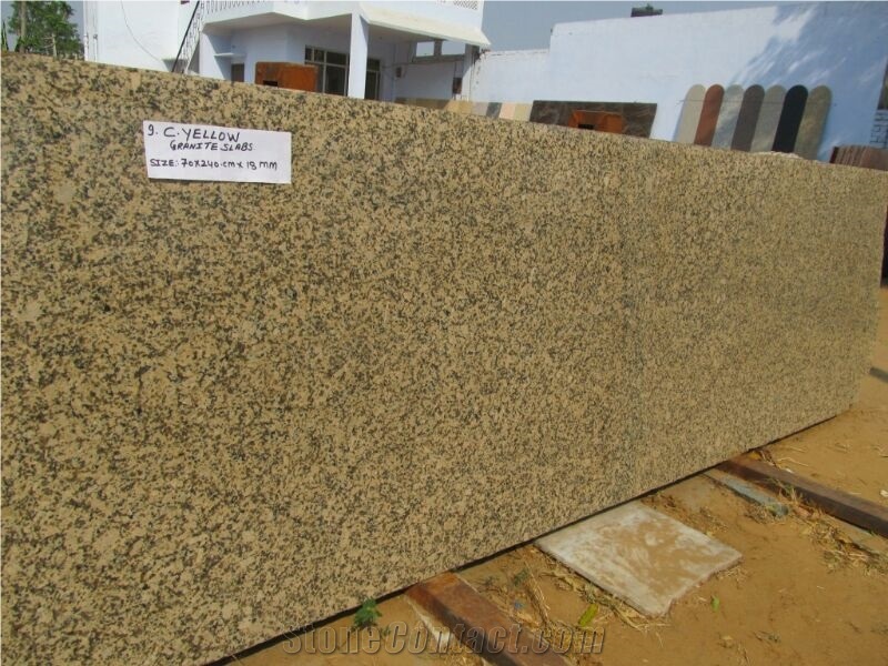Crystal Yellow Granite Tiles & Slabs