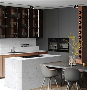 Artificial Carrara White Big Slab Wall Tile