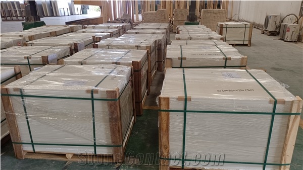 Beige Horned Terrazzo Slabs Tiles