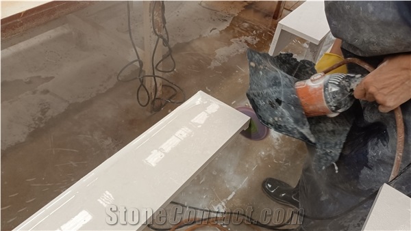 Beige Horned Terrazzo Slabs Tiles