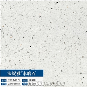 White Terrazzo Slabs Floor -Wall Tiles