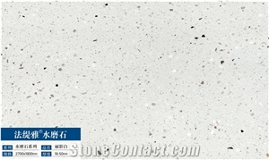 White Terrazzo Slabs Tiles Exterior Tiles