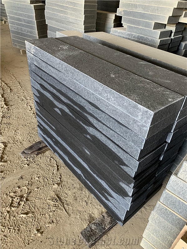 New Daknong Black Basalt Kerbstones