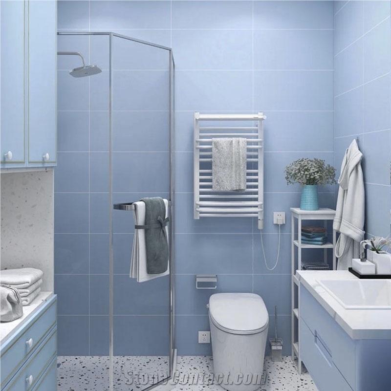 Bathroom Interior Wall Tile Macaron Soft Light Wall Tile