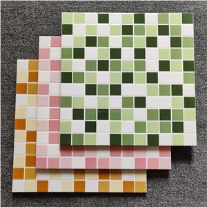 Bright Ceramic Pool Tile Mosaic Tile Pool Landscape Pool