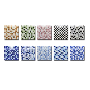 Bright Ceramic Pool Tile Mosaic Tile Pool Landscape Pool