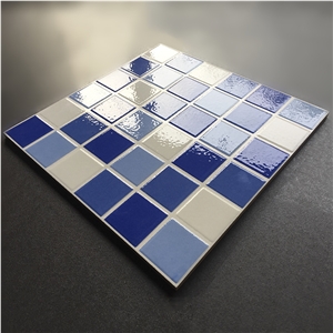 Ceramic Mosaic Tile 300*300 Pool Tile Blue And White