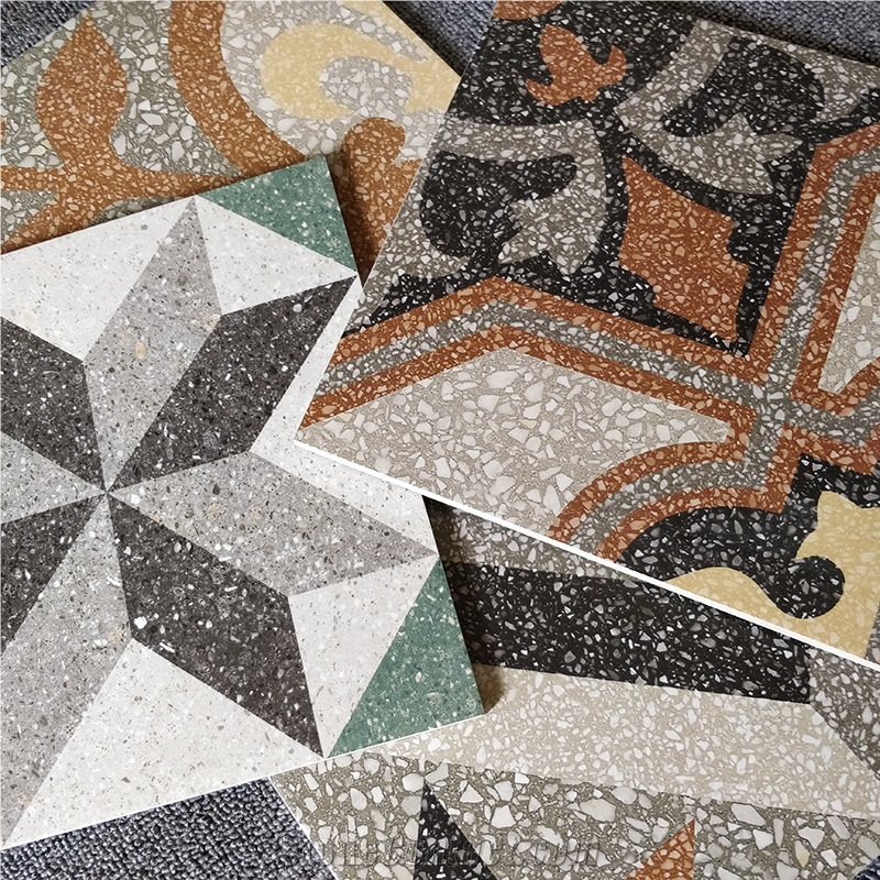 Mosaic Tile Home Non-Slip Floor Tile Aisle Geometric Tile