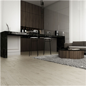 Nordic Antique Wood Grain Floor Tiles For Hotel Rooms