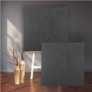 Pure Black Color Ceramic Tile Retro Industrial Style