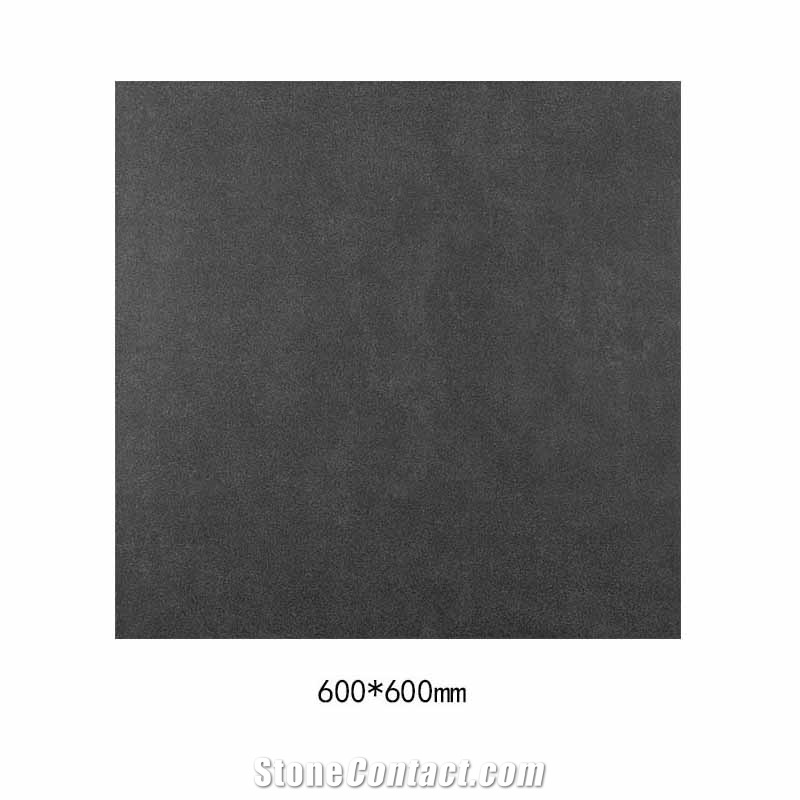 Pure Black Color Ceramic Tile Retro Industrial Style