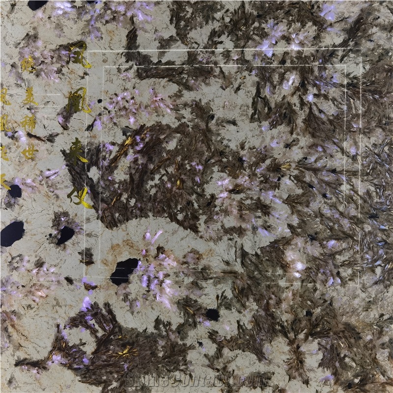 Alpinus Black Crystal Quartzite Decoration Home Design