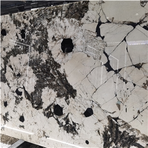 Alpinus Black Crystal Quartzite Luxury Beautiful Translucent
