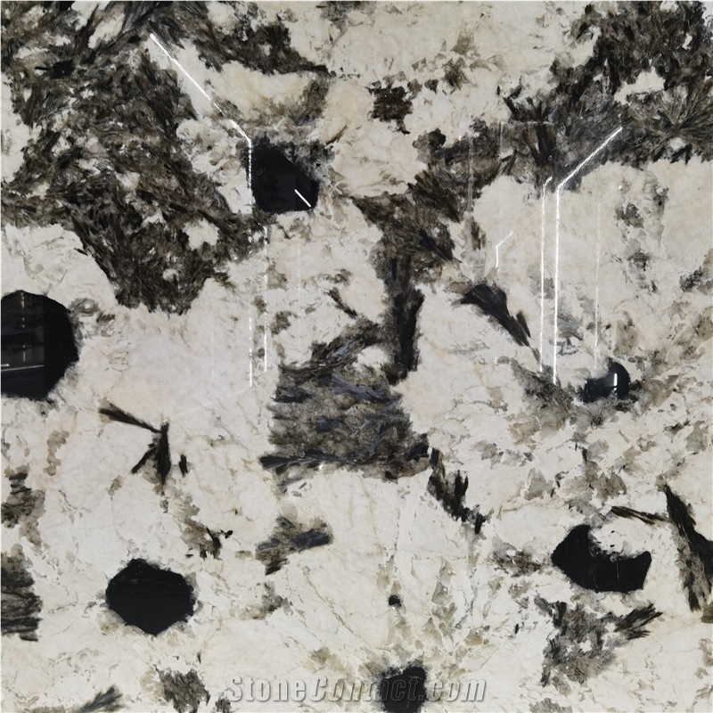 Alpinus Black Crystal Quartzite Luxury Beautiful Translucent