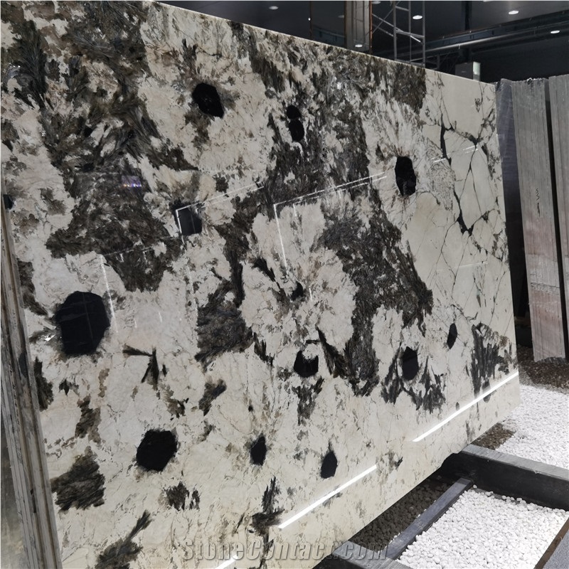 Alpinus Black Crystal Quartzite Luxury Beautiful Translucent