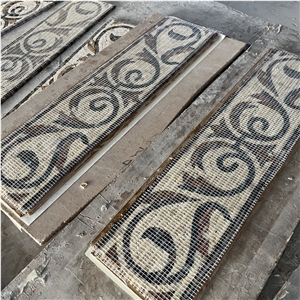 Beautiful Mosaic Art Tile For Indoor Wall Belt Course Decor Borders Beautiful Mosaic Art Tile For Indoor Wall Belt Course Decor Borders