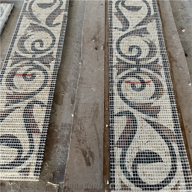 Beautiful Mosaic Art Tile For Indoor Wall Belt Course Decor Borders