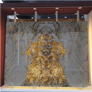 Book Match Slab Translucent Alpinus Super Crystal Quartzite