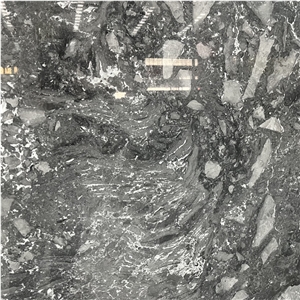 Brazil Dark Grey Stone Earl Grey Marble Slabs For Wall Floor