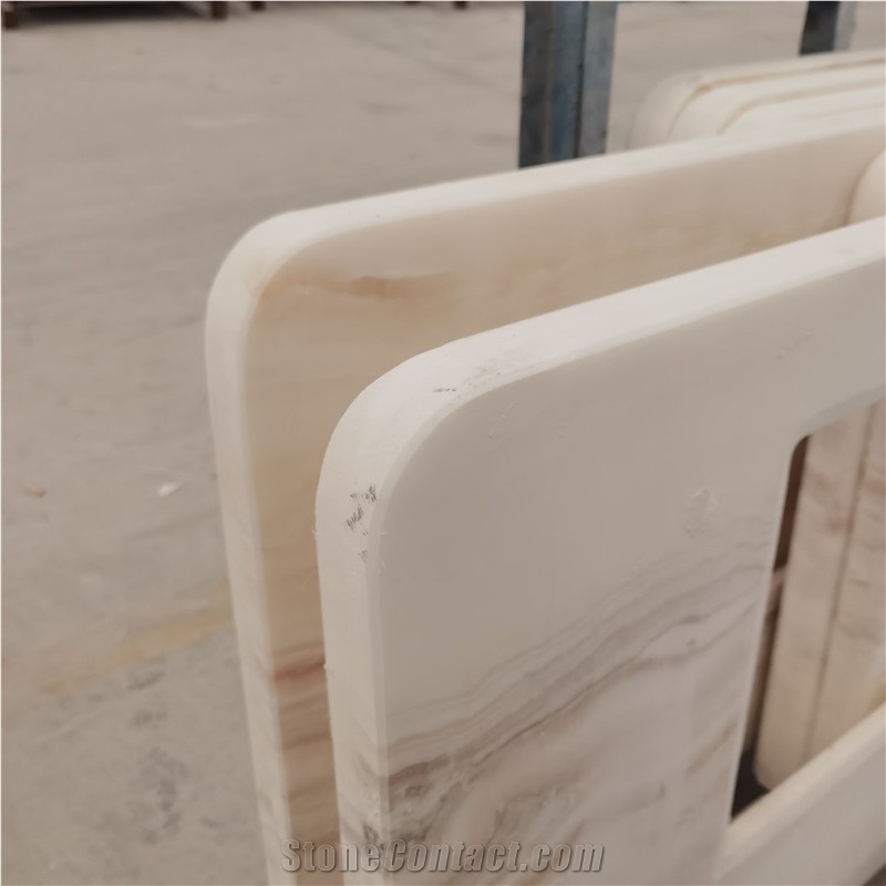 Cheap Wholesale White Onyx Countertop For Kitchen & Bathroom