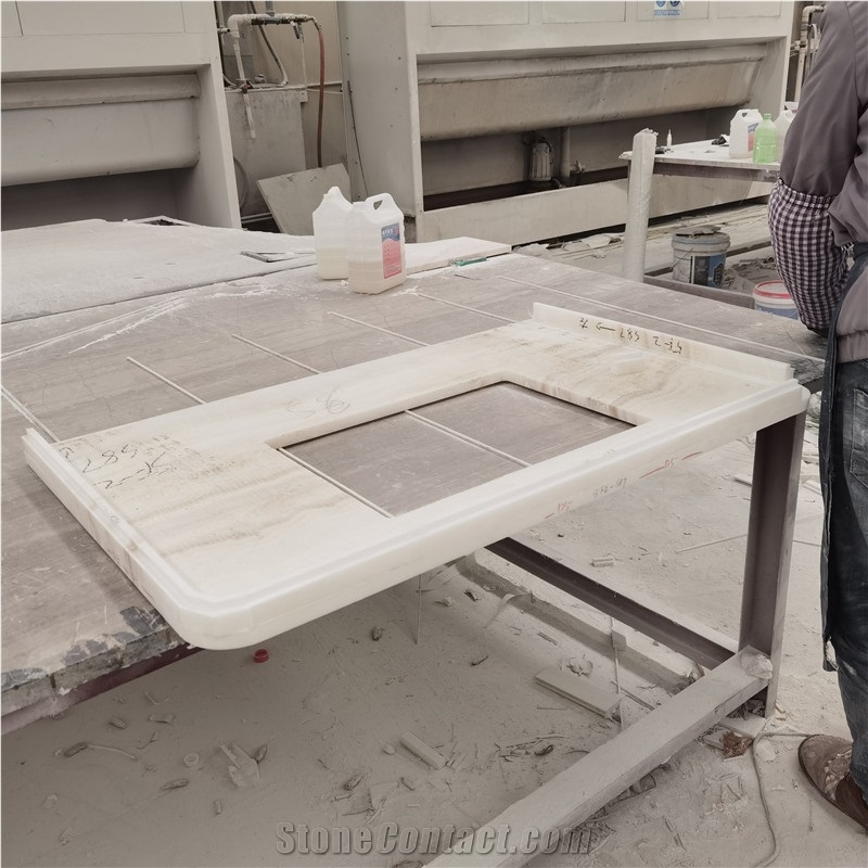 Cheap Wholesale White Onyx Countertop For Kitchen & Bathroom