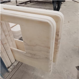 Cheap Wholesale White Onyx Countertop For Kitchen & Bathroom