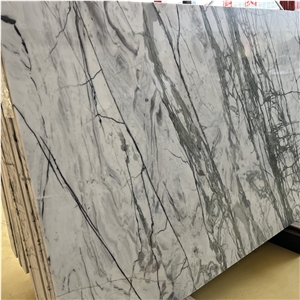 China Clivia White Marble Slab For Wall/Fooring/Countertops China Clivia White Marble Slab For Wall/Fooring/Countertops