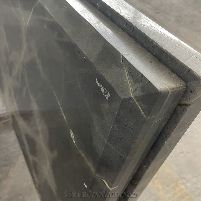 Customized Size Green Marble Table Top For Home Villa Design