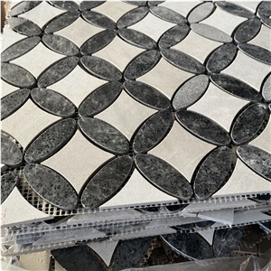 Good Design Water-Jet Stone Mosaictiles For Floor Covering