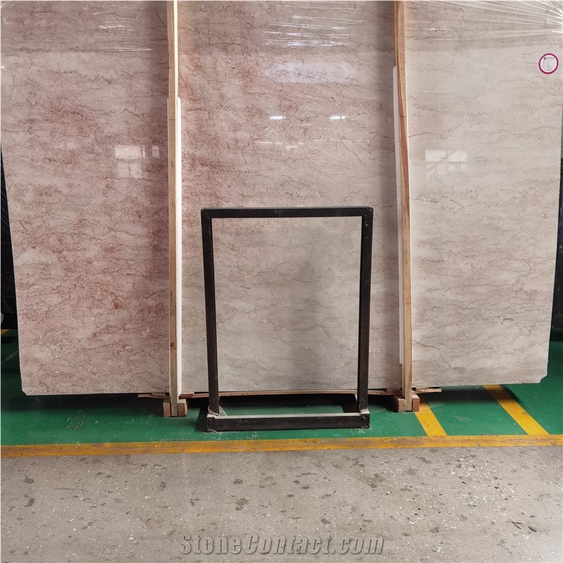 Good Quality Cheap Cream Rose Marble Slab For Interior Decor