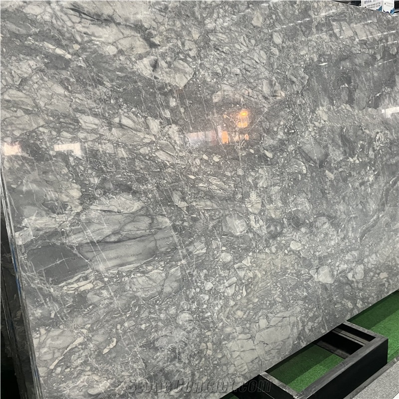 Import Natural Stone Brazil Amazon Grey Marble Slabs Tiles