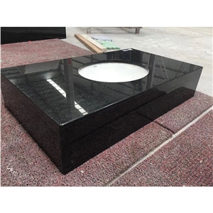 Labrador Black Granite Bathroom Vanity Top