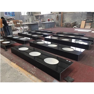 Labrador Black Granite Bathroom Vanity Top