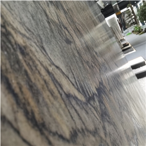 Leathered Surface Antique Elegant Brown Quartzite Slab