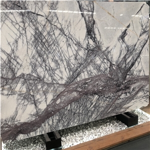 Lilac White Marble Purple Vein Marble Slab Tiles Lilac White Marble Purple Vein Marble Slab Tiles
