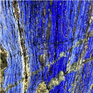 Luxury Azul Bahia Granite Backlit Bookmatched Slab Wall