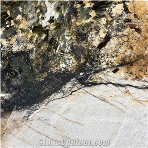 Luxury Backlit Alpinus Quartzite Super Crystal Slab For Wall