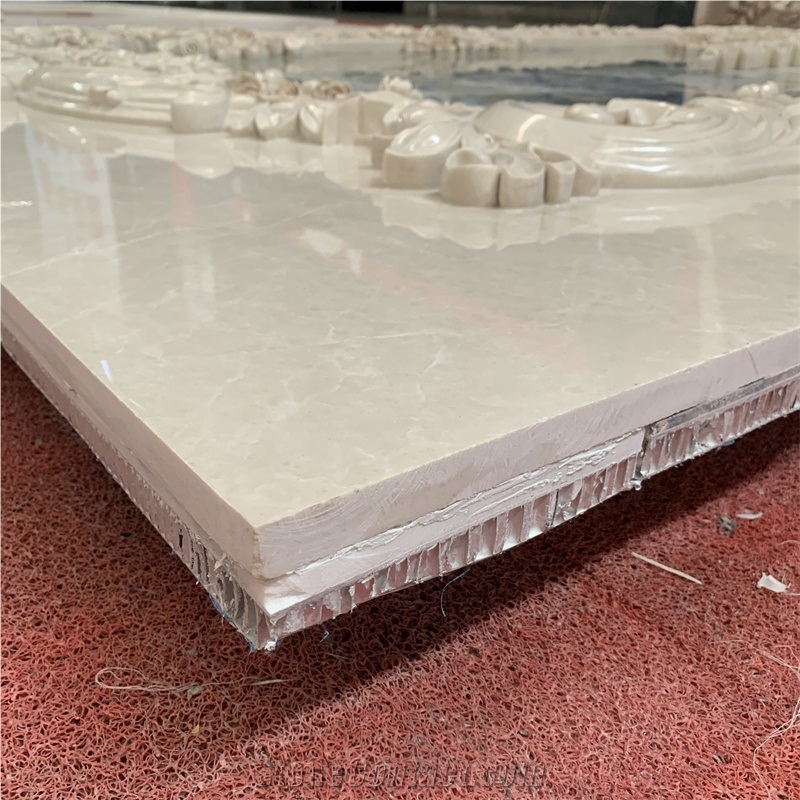 Luxury Cnc Flower Carved Background Wall For Hotel And Villa
