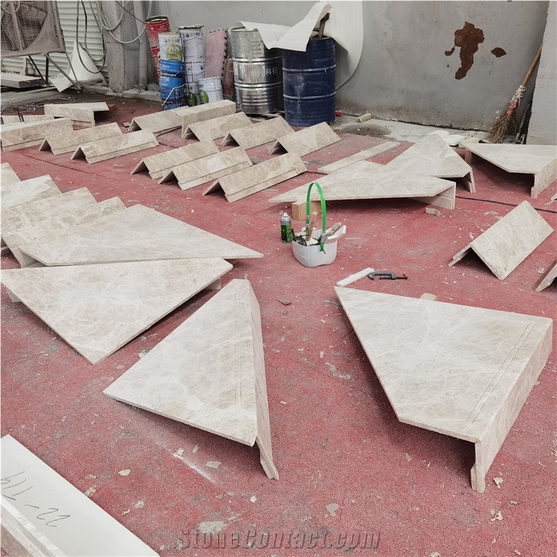 Modern Grey Marble Stair Step Tiles Cheap Marble Step