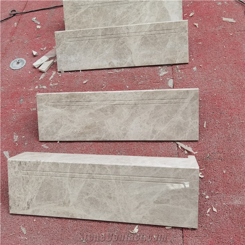 Modern Grey Marble Stair Step Tiles Cheap Marble Step