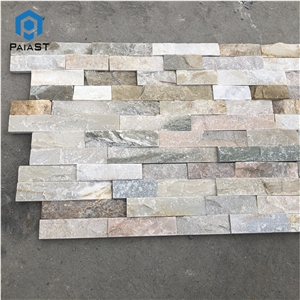 Multicolor Slate Veneer- Natural Exterior Wall Panel- Slate Stone