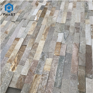 Multicolor Slate Veneer- Natural Exterior Wall Panel- Slate Stone