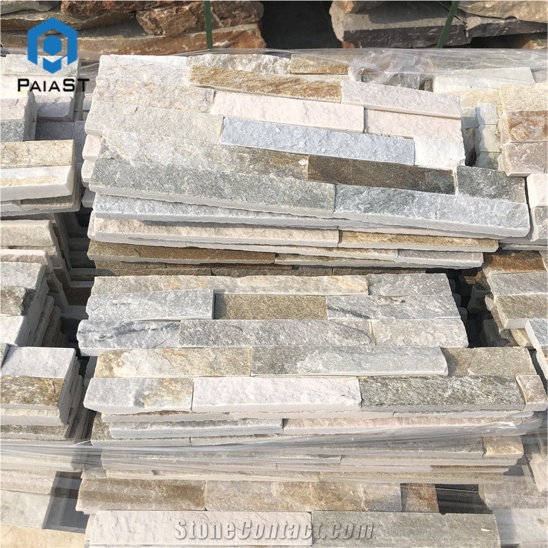 Multicolor Slate Veneer- Natural Exterior Wall Panel- Slate Stone
