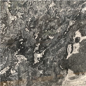 Ocean Grey Marble Slab Light Luxury Style Decoration