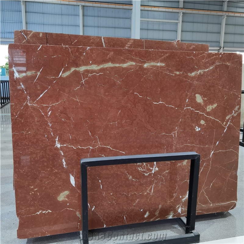 Rosso Alicante Red Polished Bathroom Wall And Floor Tile