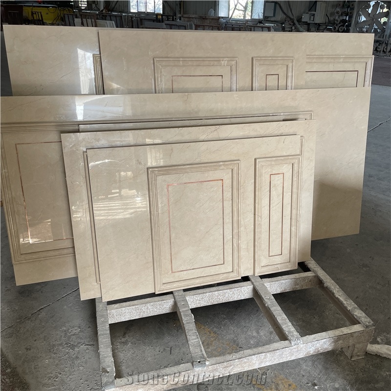 Royal Botticino Beige Marble Tiles For Background Wall Decor