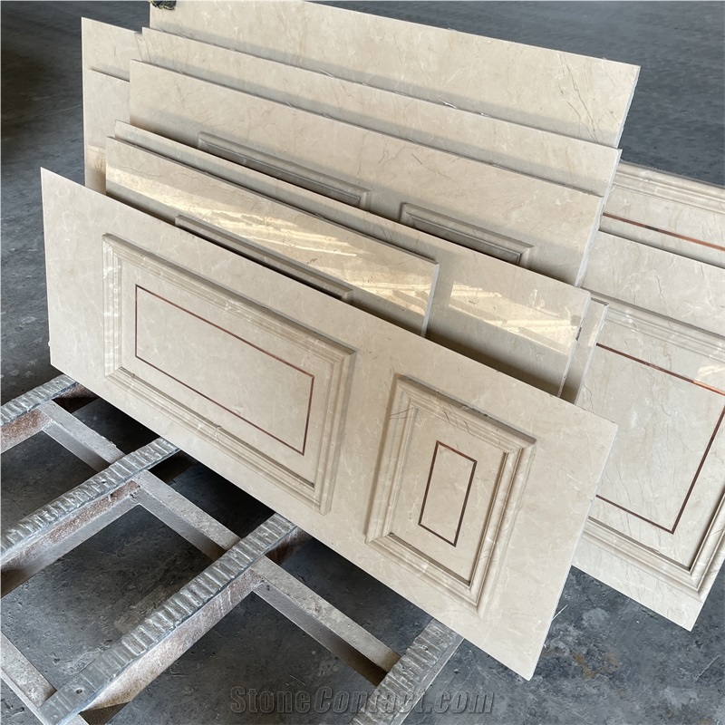 Royal Botticino Beige Marble Tiles For Background Wall Decor
